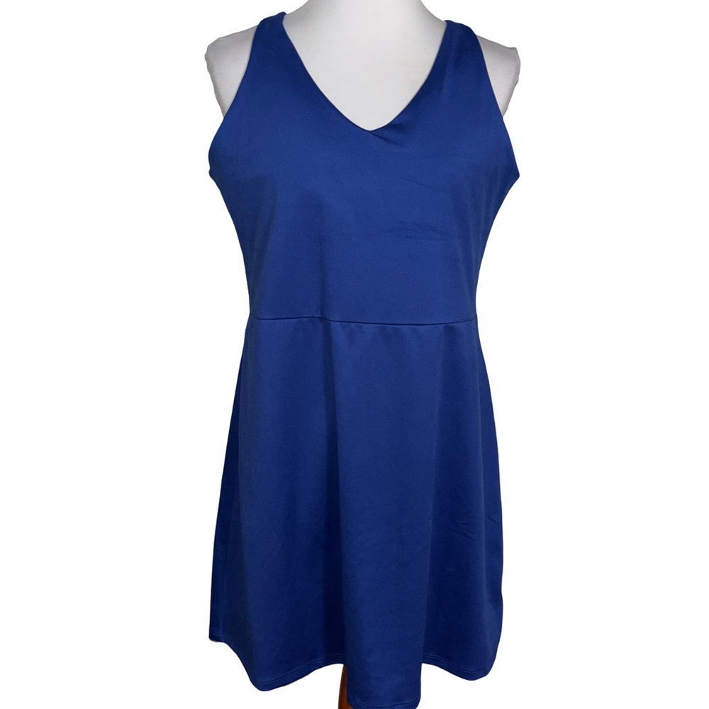 GAP Royal Blue V-Neck Sport Dress with Shorts